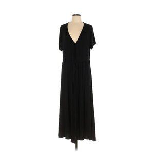 Banana Republic Black Maxi Tie Wrap Dress XL